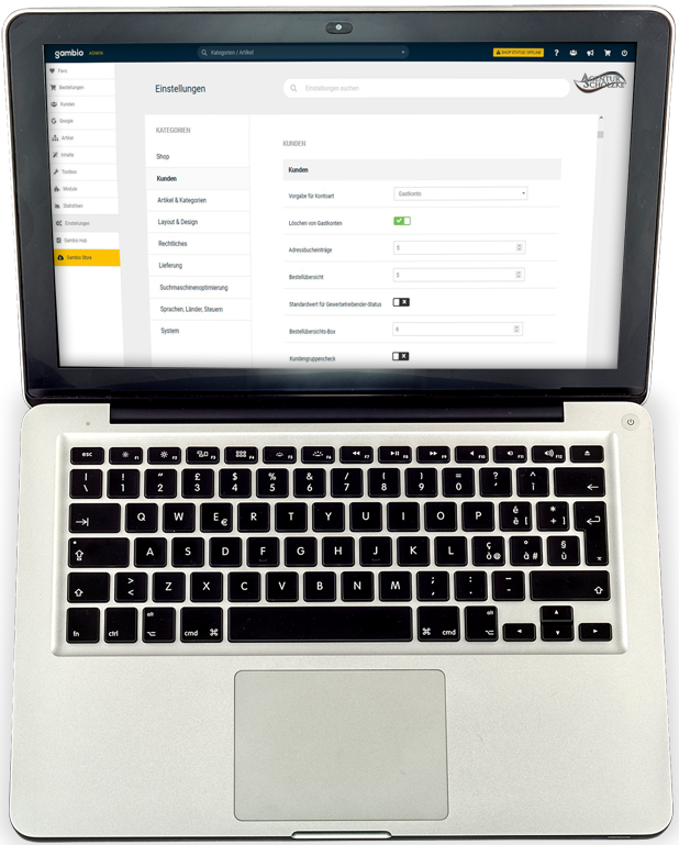 Notebook für Support per Fernwartung