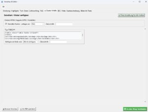 AI Optimierer Editor, alte Inhalte retten
