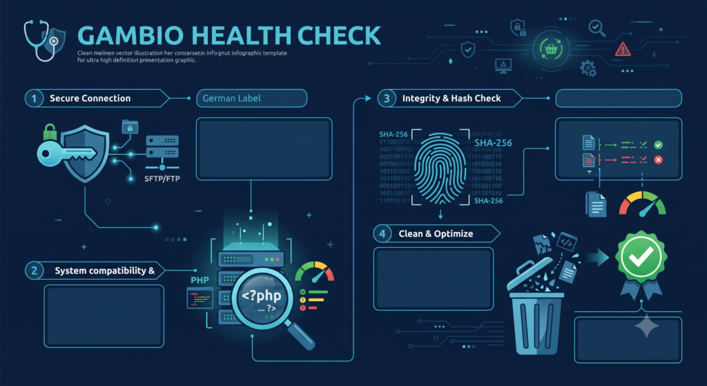 Gambio Healt Check Tool - Infografik
